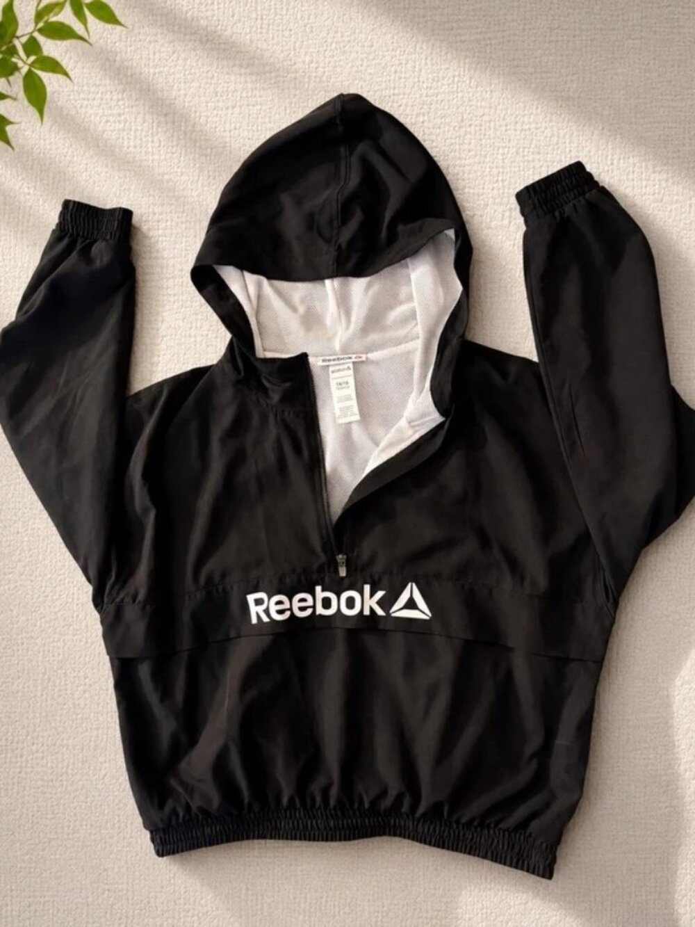 🔥Reebok Youth 3/4 Zip🔥Windbreaker Jacket🔥Youth XL (14/16) 🔥